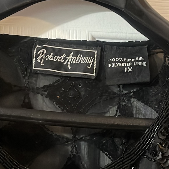 Vintage, sequence jacket, hook and eye closures - Picture 6 of 15